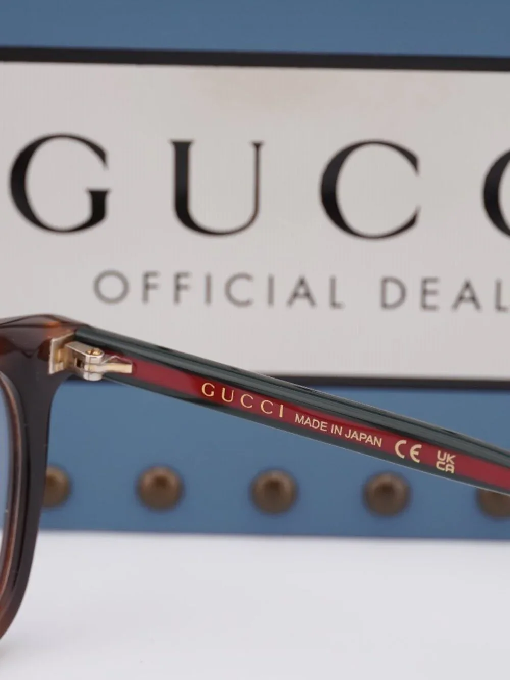 Gucci GG1864O 002 Square Eyeglasses 50mm - Havana